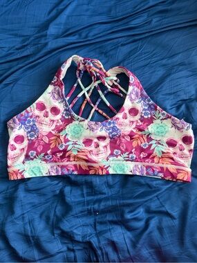 CVG Tropiskulls XXL butterfly back bra